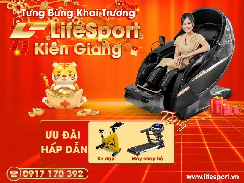 Khai trương Lifesport Kiên Giang với hàng ngàn ưu đãi cực kỳ hấp dẫn
