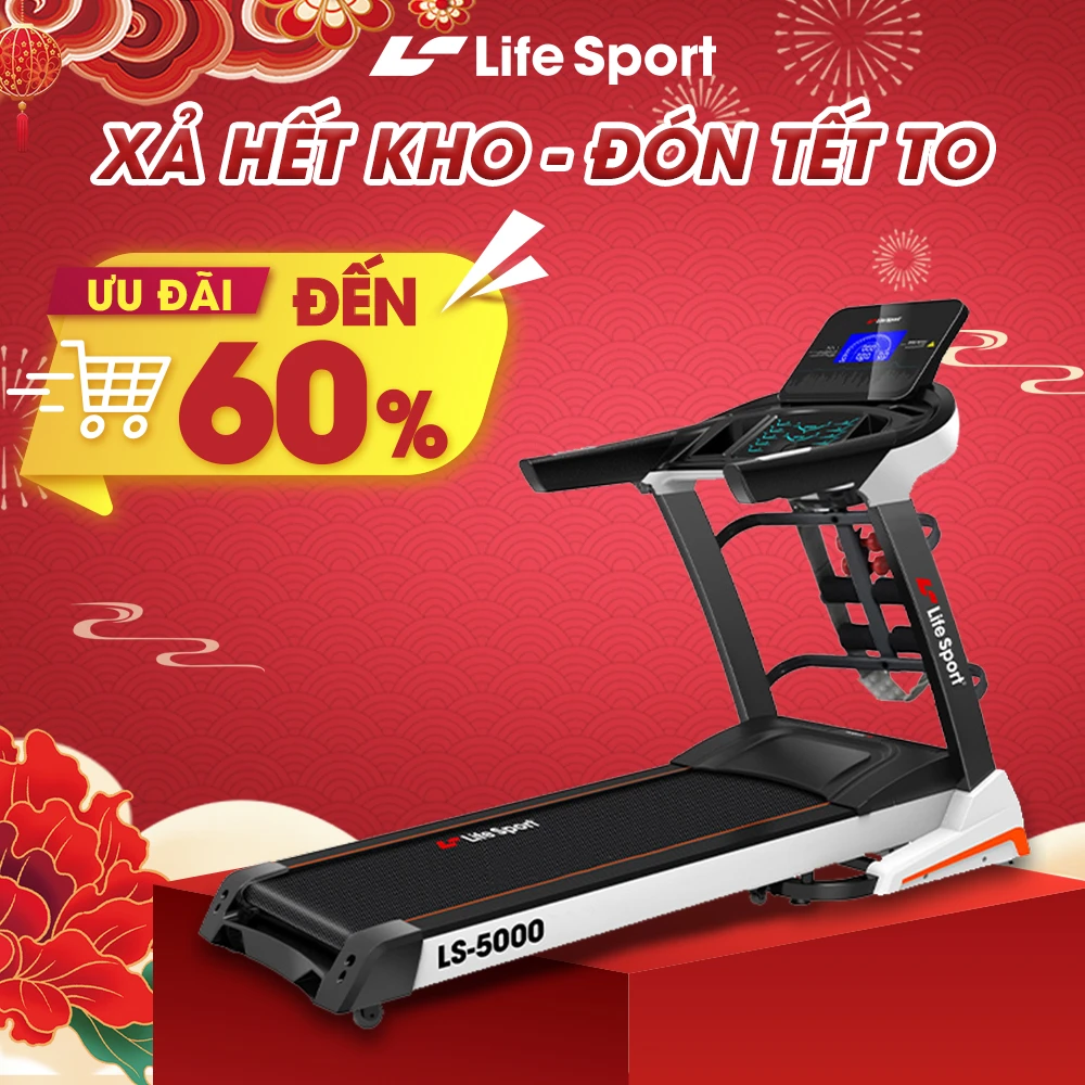 Xả Hết Kho - Đón Tết To - Máy Chạy Bộ Ưu Đãi 60%