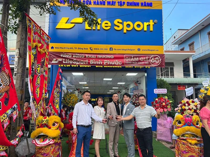 Khai trương cửa hàng lifesport Bình Phước giảm giá