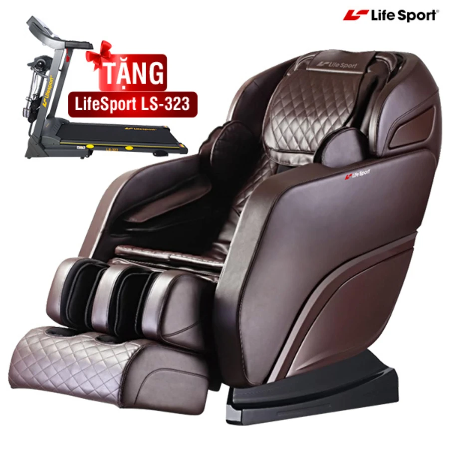 Mua ghế massage LS-450 tặng máy chạy bộ LS-323