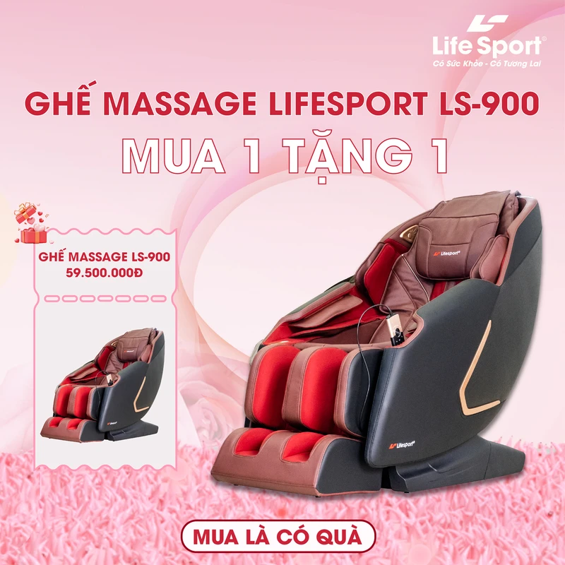 Mua ghế massage LS-900 --> Tặng ngay ghế massage LS-900