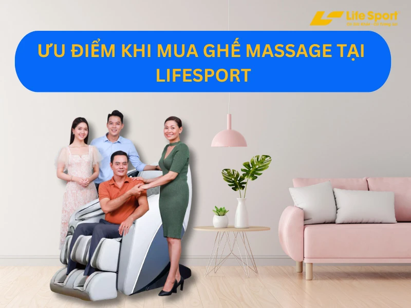 Ưu điểm nổi bật ghế massage Ninh Bình