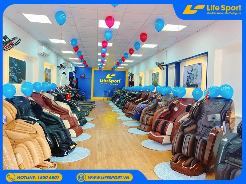 Ghế massage Đồng Tháp trả góp 0% lãi suất