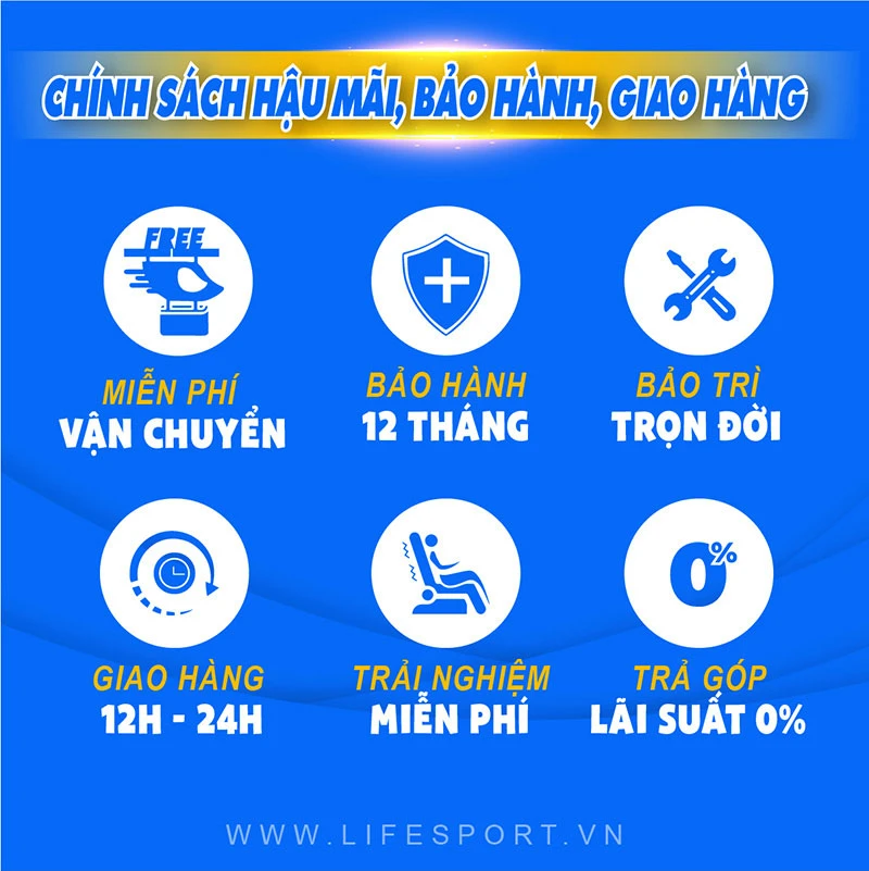 Chính sách hậu mãi tại Lifesport