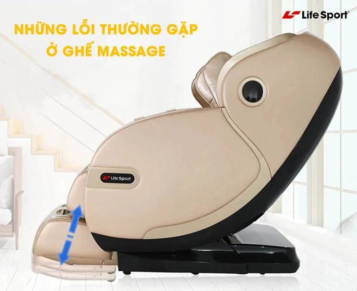 Những lỗi thường gặp ở ghế massage Vĩnh Phúc