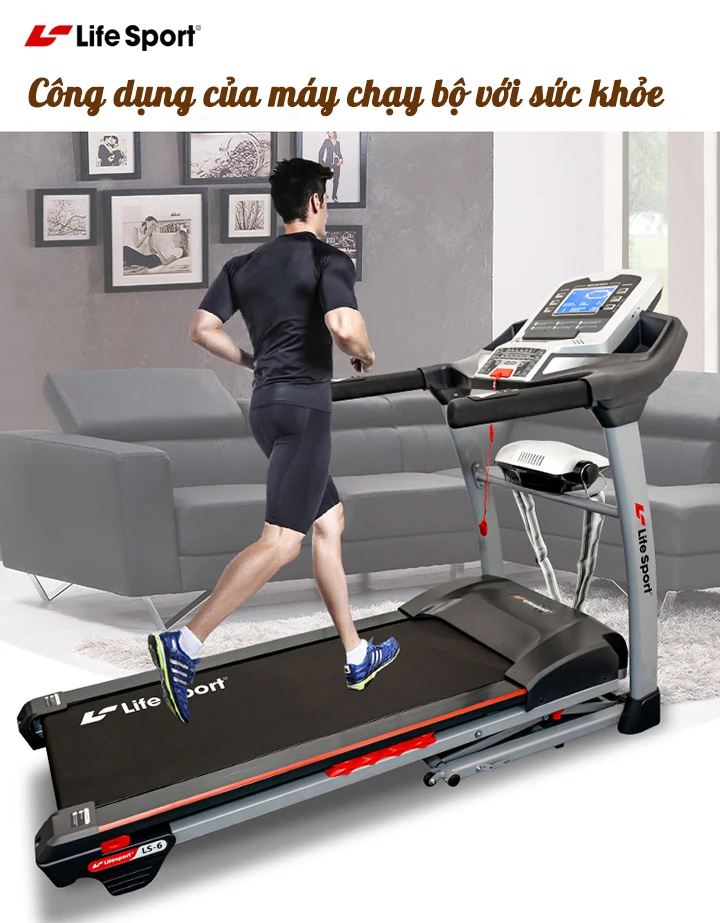 Công dụng của máy chạy bộ đối với sức khỏe