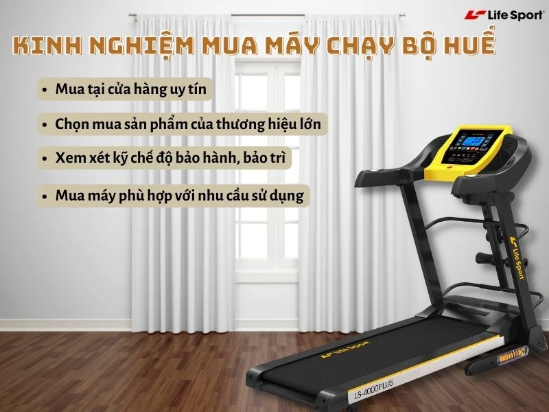 Kinh nghiệm mua máy chạy bộ Huế