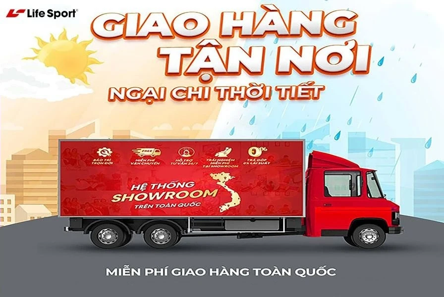 Freeship vận chuyển - Lắp đặt 0Đ - Giao hàng trong 24h