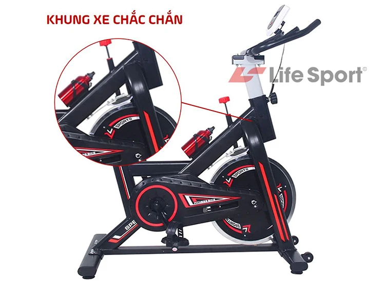 Tập thể dục tại nhà với xe đạp tập thể dục