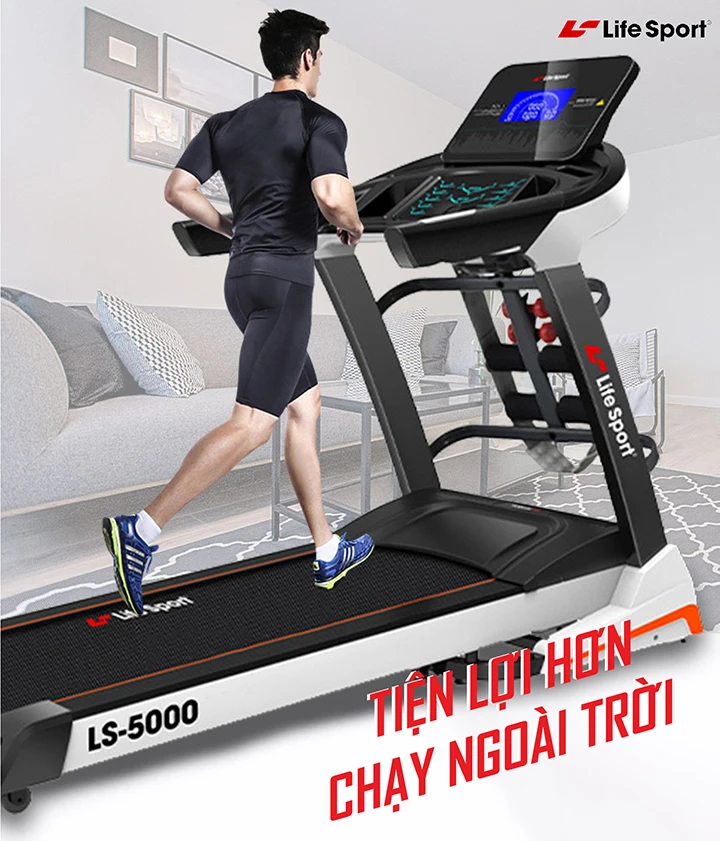 Máy chạy tiện lợi hơn việc chạy bộ ngoài trời