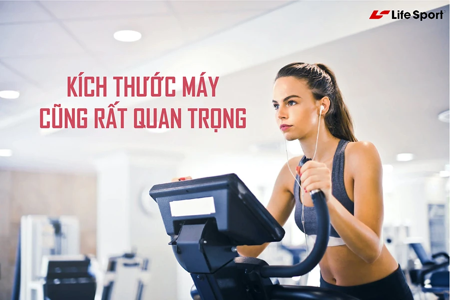 Kích thước máy chạy bộ quan trọng