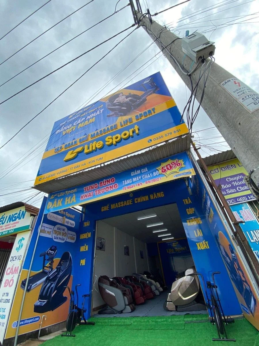 Ghế massage, máy chạy bộ tại KonTum | Lifesport