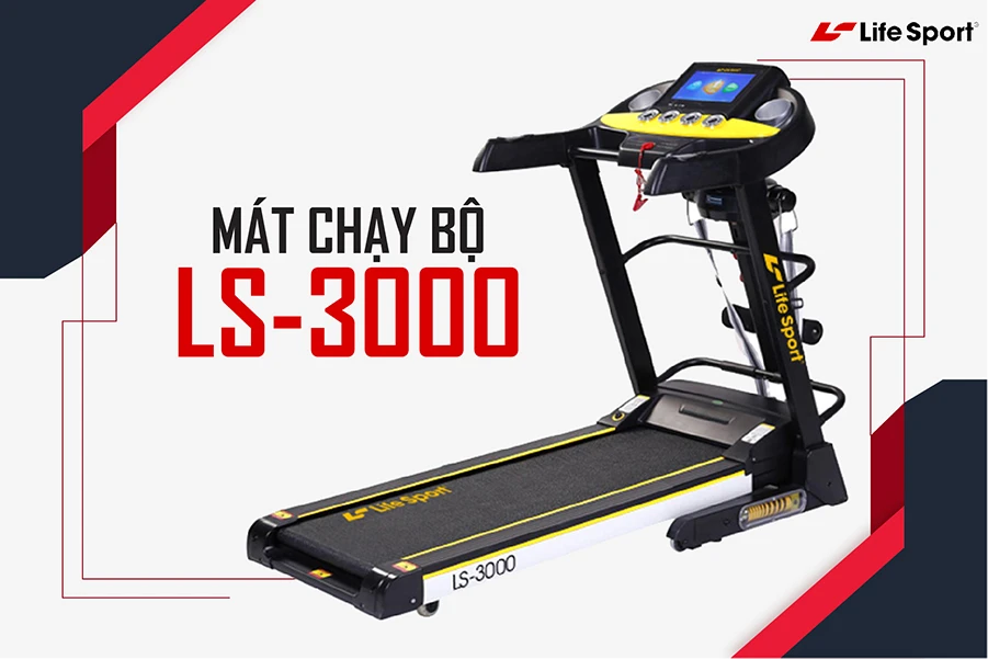 Máy chạy bộ đa năng Life Sport LS-3000 giá rẻ