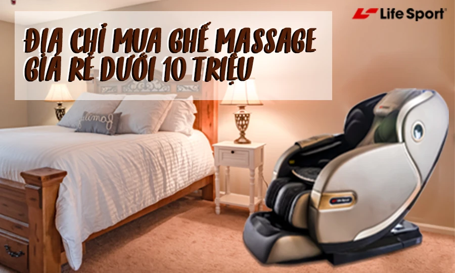 Mua ghế massage giá rẻ dưới 10 triệu ở đâu | Góp 0%