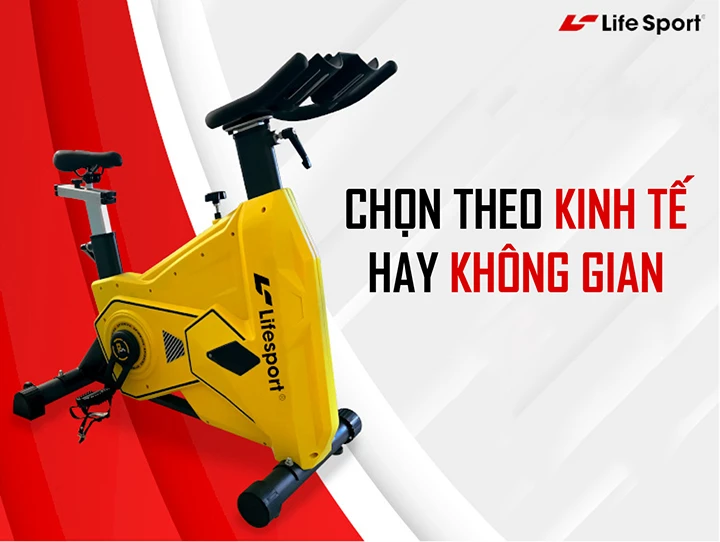 Xe đạp tập Air Bike theo kinh tế và không gian