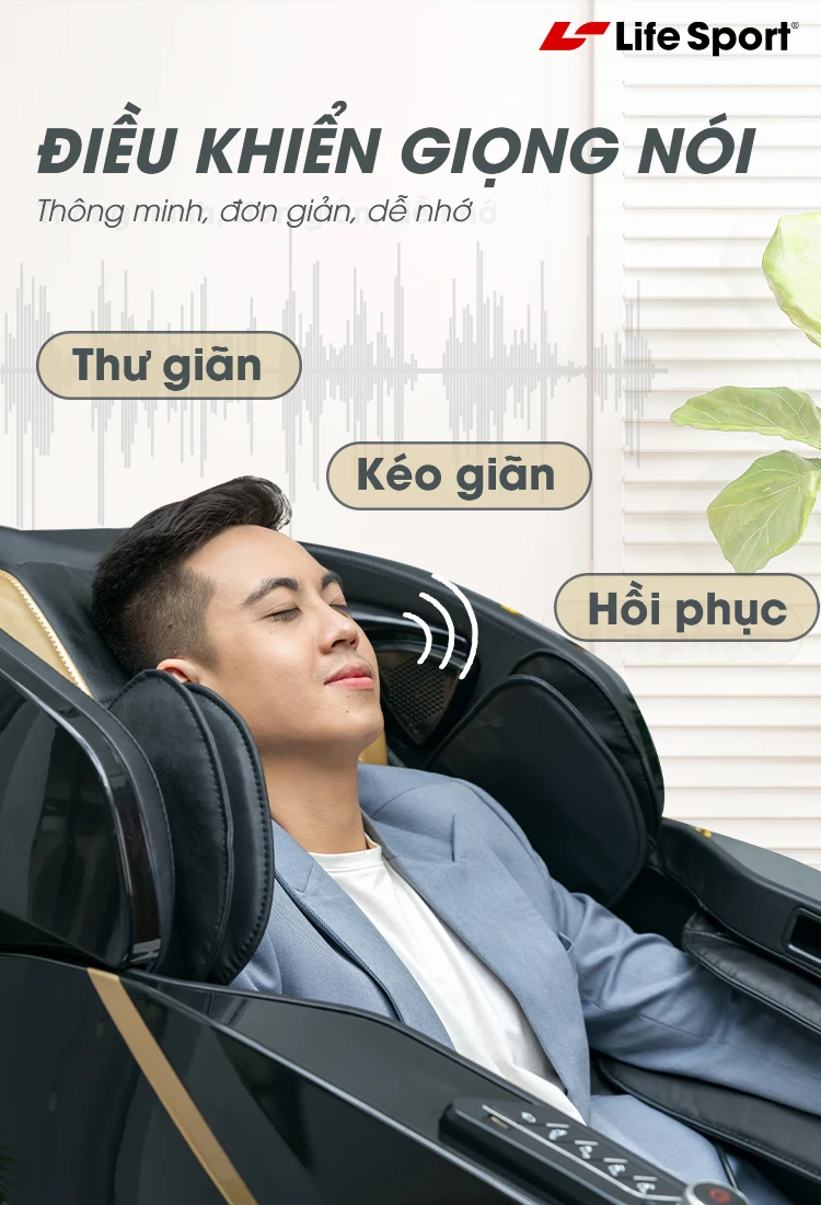 Tại sao nên mua ghế massage điều khiển bằng giọng nói