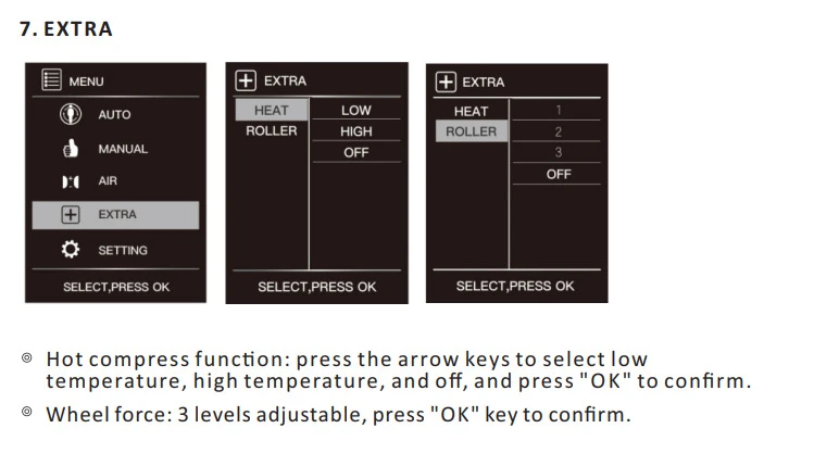 Chế độ massage tăng cường ghế massage Life Sport LS-500