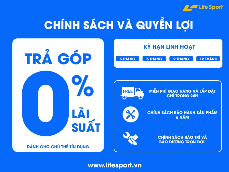 Chính sách hậu mãi tận tâm tại Lifesport