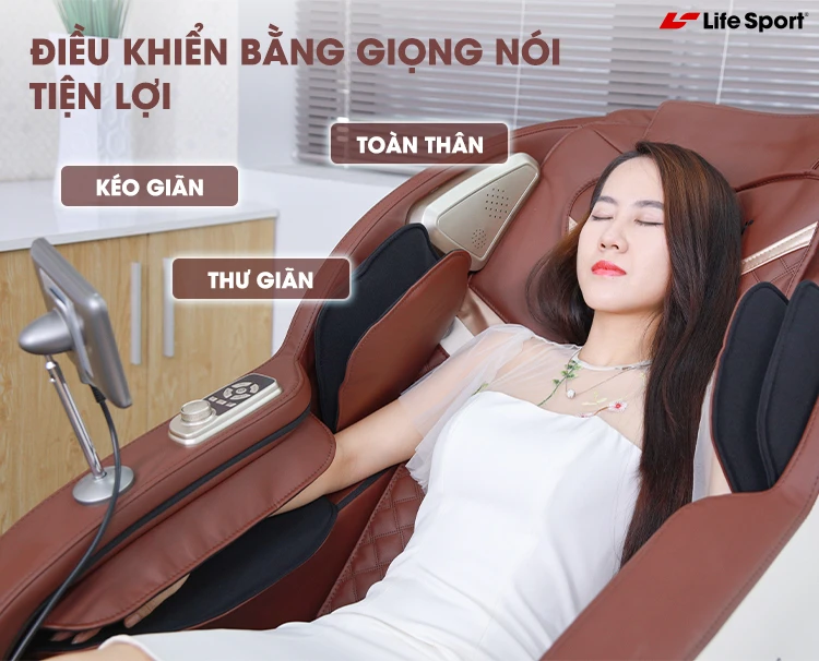 ghế massage điều khiển bằng giọng nói tại Bắc Giang