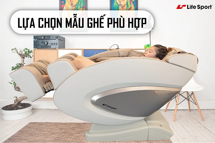 Lựa chọn các mẫu ghế phù hợp với kích thước
