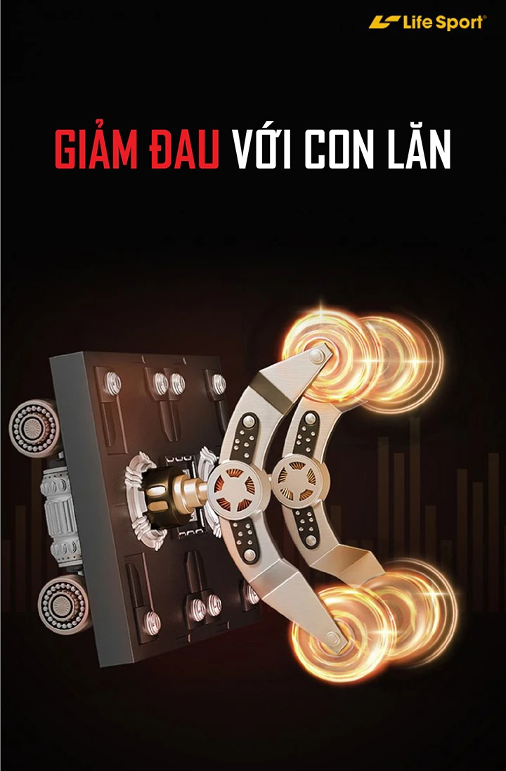 Giảm đau thư giãn với con lăn