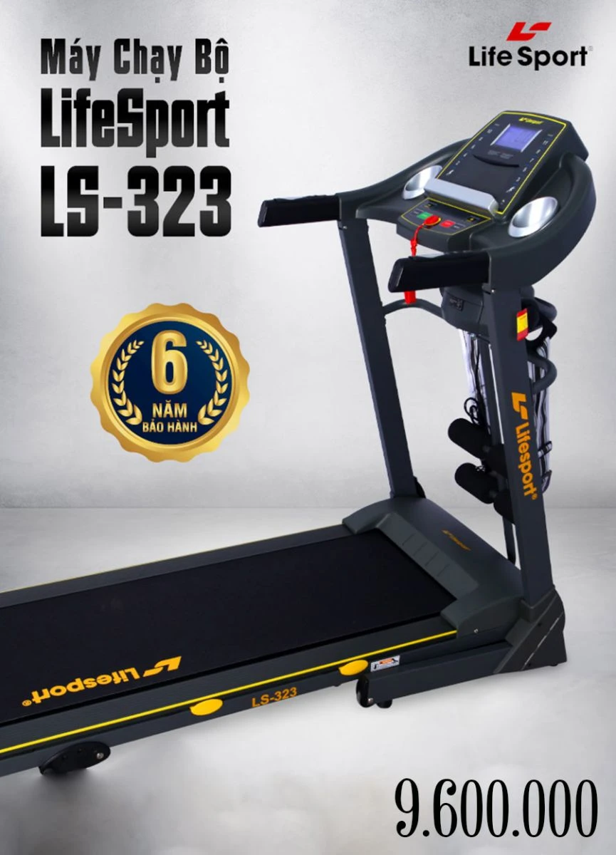 Máy chạy bộ Lifesport LS-323 giá rẻ, chất lượng