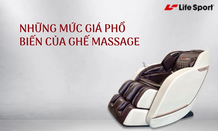 Ghế mát xa có giá 30 triệu đến 80 triệu