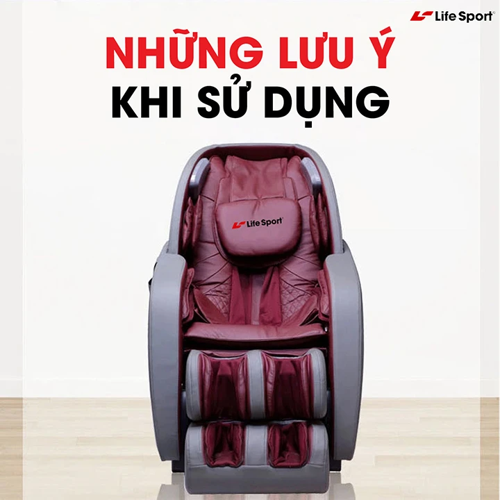 Những lưu ý khi sử dụng ghế massage toàn thân