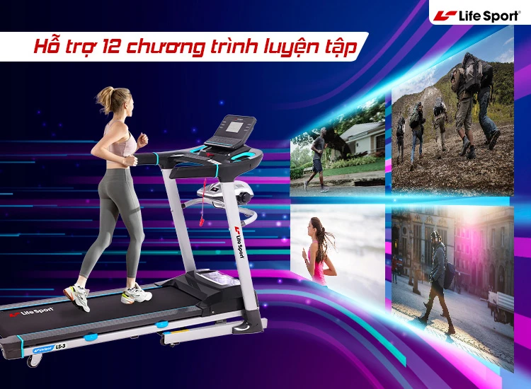 Máy chạy bộ đa dạng tính năng