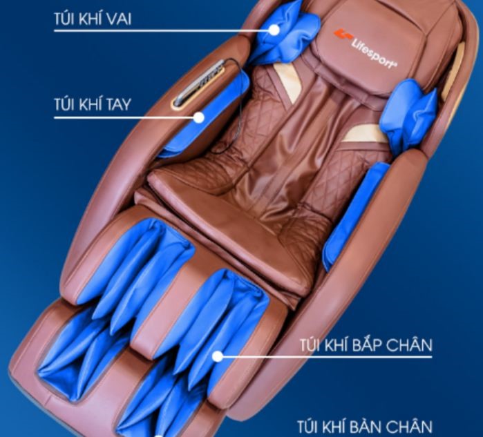 Những điều cần biết về cấu tạo ghế massage toàn thân