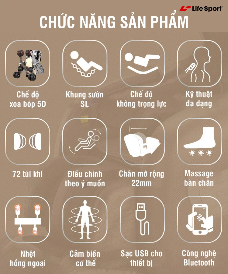 2.5. Ghế massage toàn thân giá từ 100 triệu trở lên
