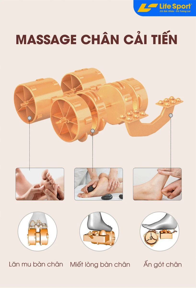 Ghế massage Phú Riềng massage chân chuyên nghiệp