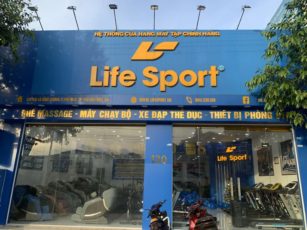 Địa chỉ showroom Lifesport Bình Dương