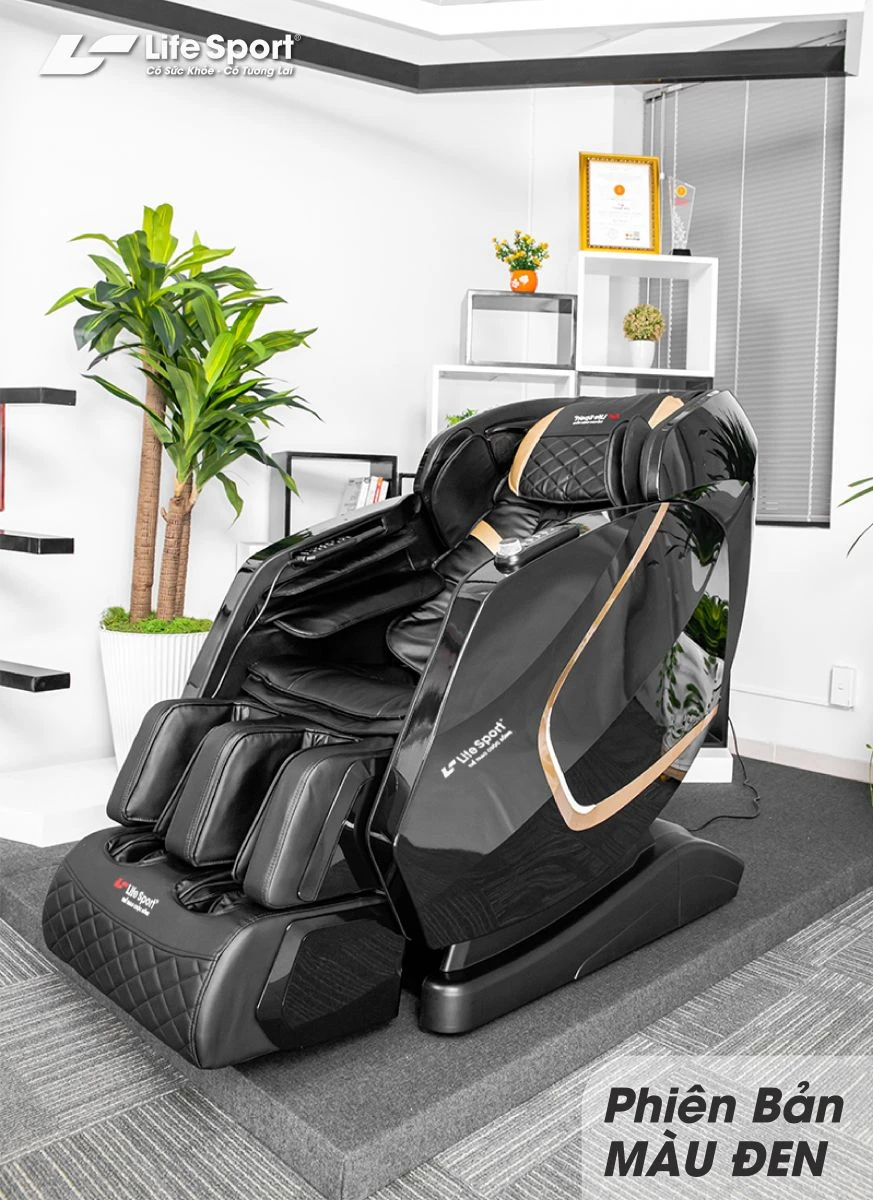 Ghế massage Lifesport LS-599 dò quét cơ thể thông minh