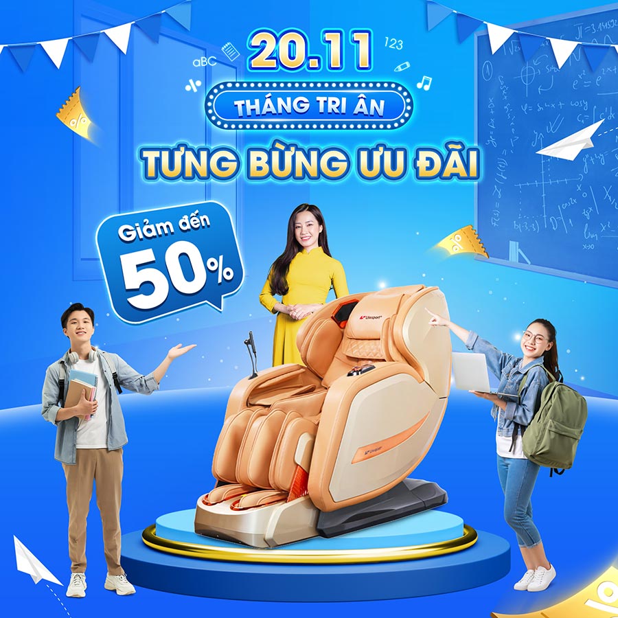 Tháng Tri Ân Thầy Cô 20/11 - Lifesport Tưng Bừng Ưu Đãi