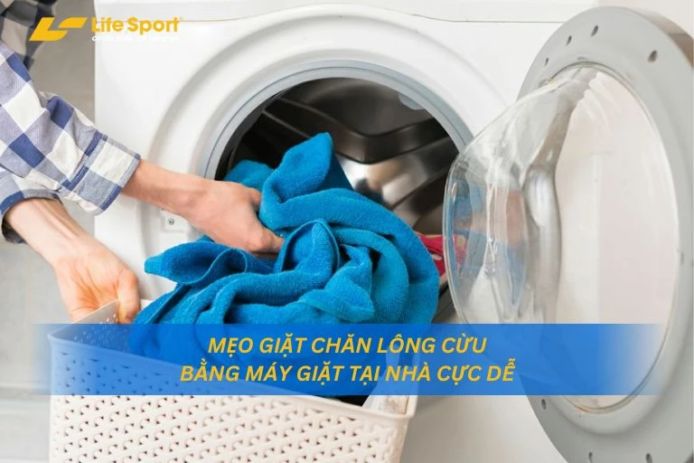 Giặt Chăn Lông Cừu Bằng Máy Giặt Tại Nhà