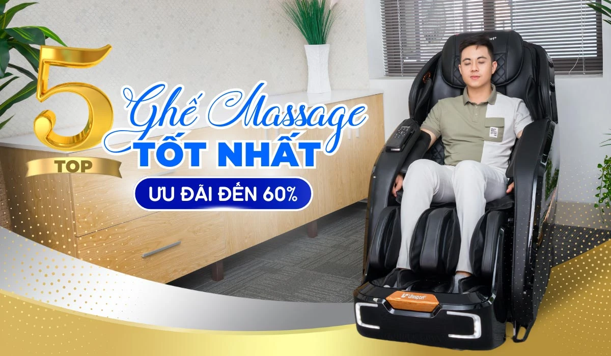 Gợi ý top 5 ghế massage tốt nhất 2024